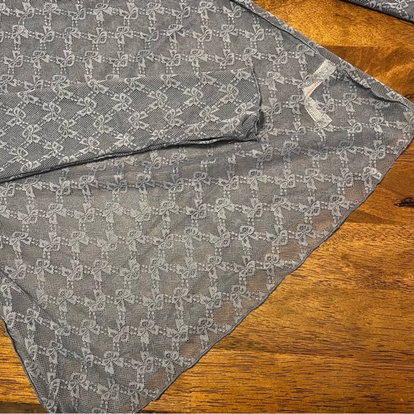 NWT FREE PEOPLE From Me To You Long Sleeve / Dusty Blue Grey Size Small - Picture 6 of 13